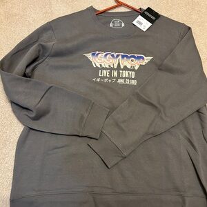 NEW!!!  Iggy Pop in Tokyo Lee Gray Sweatshirt